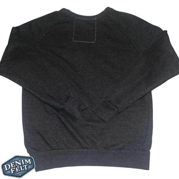 Aviator Nation Women’s Bolt Fade Sweatshirt in Black / Pink/Purple | PRELOVED🩷 - Picture 5 of 10